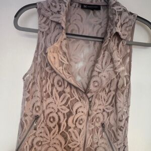 Inc. Lace Vest
